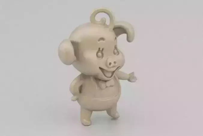 Piggy toy 3D print model