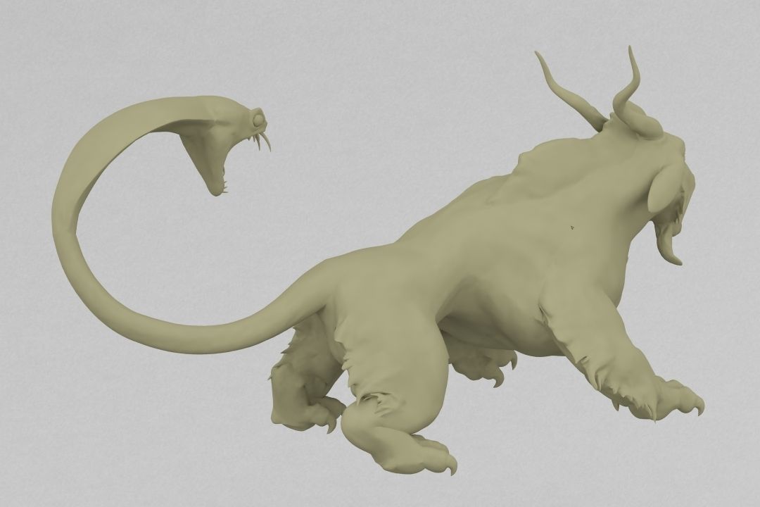 Chimera 3D print model_5