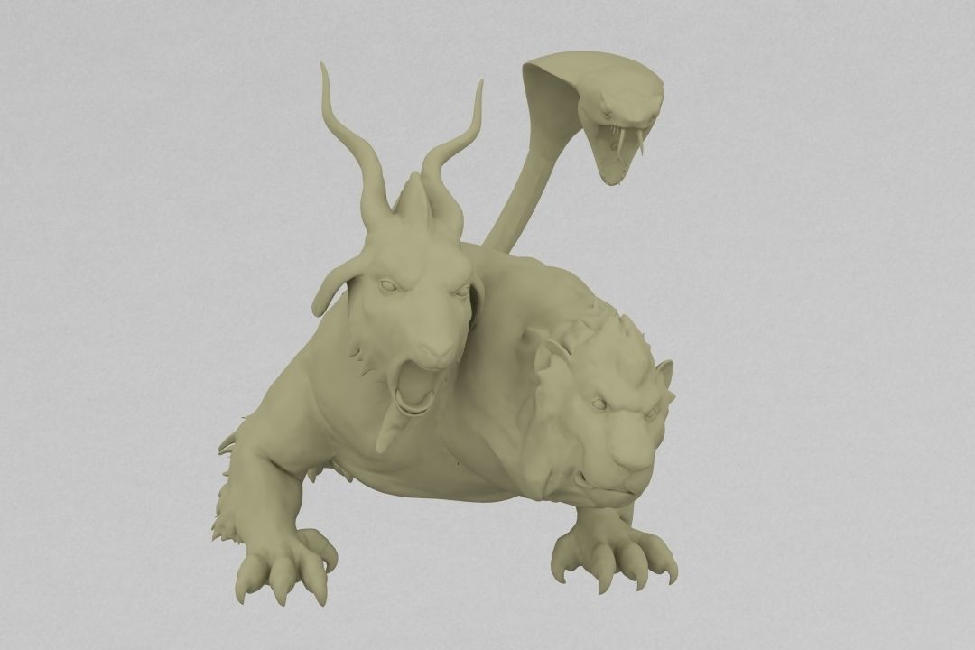 Chimera 3D print model_2