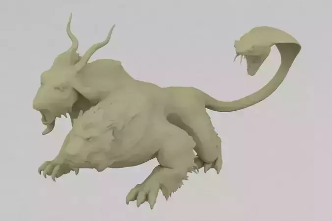 Chimera 3D print model