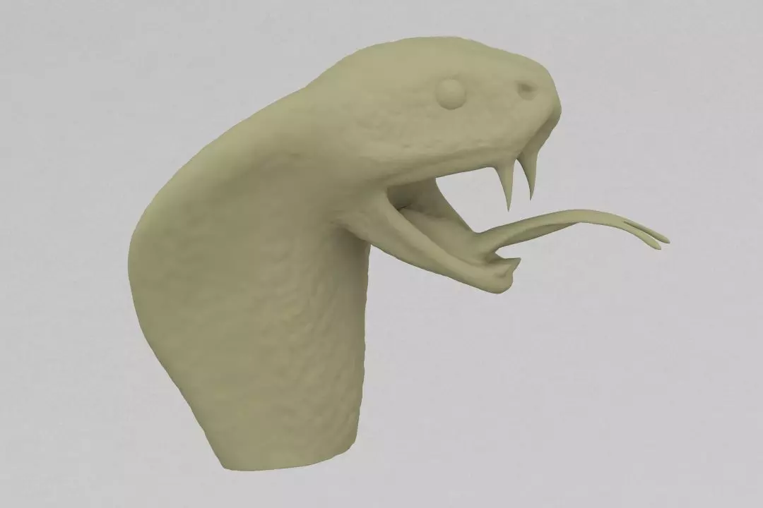 Cobra head 3D print model