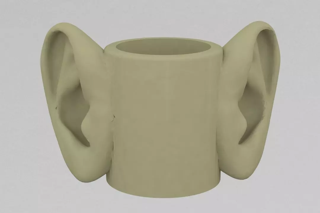 cup with wuhom 3D print model_0