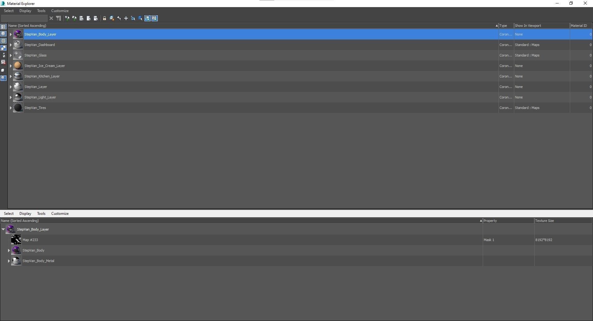 Step Van Ice Cream Low-poly 3D model_43