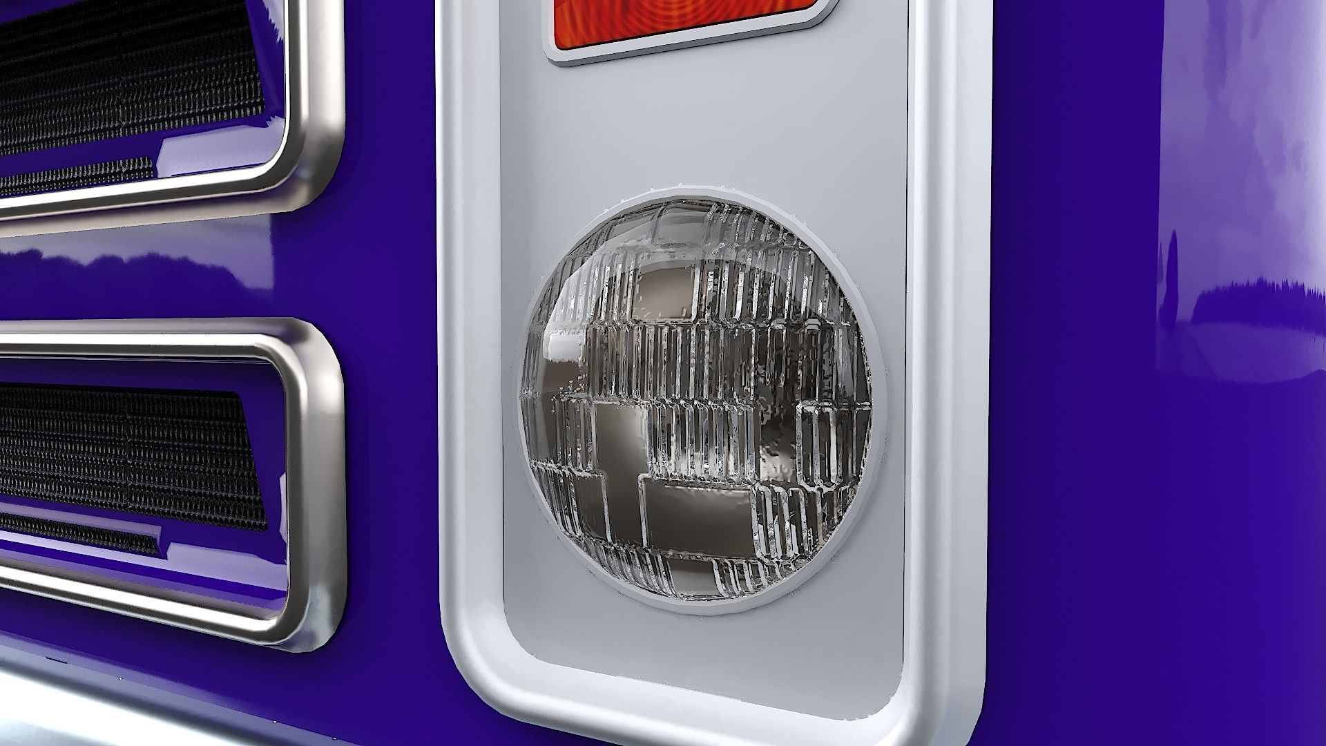 Step Van Ice Cream Low-poly 3D model_24