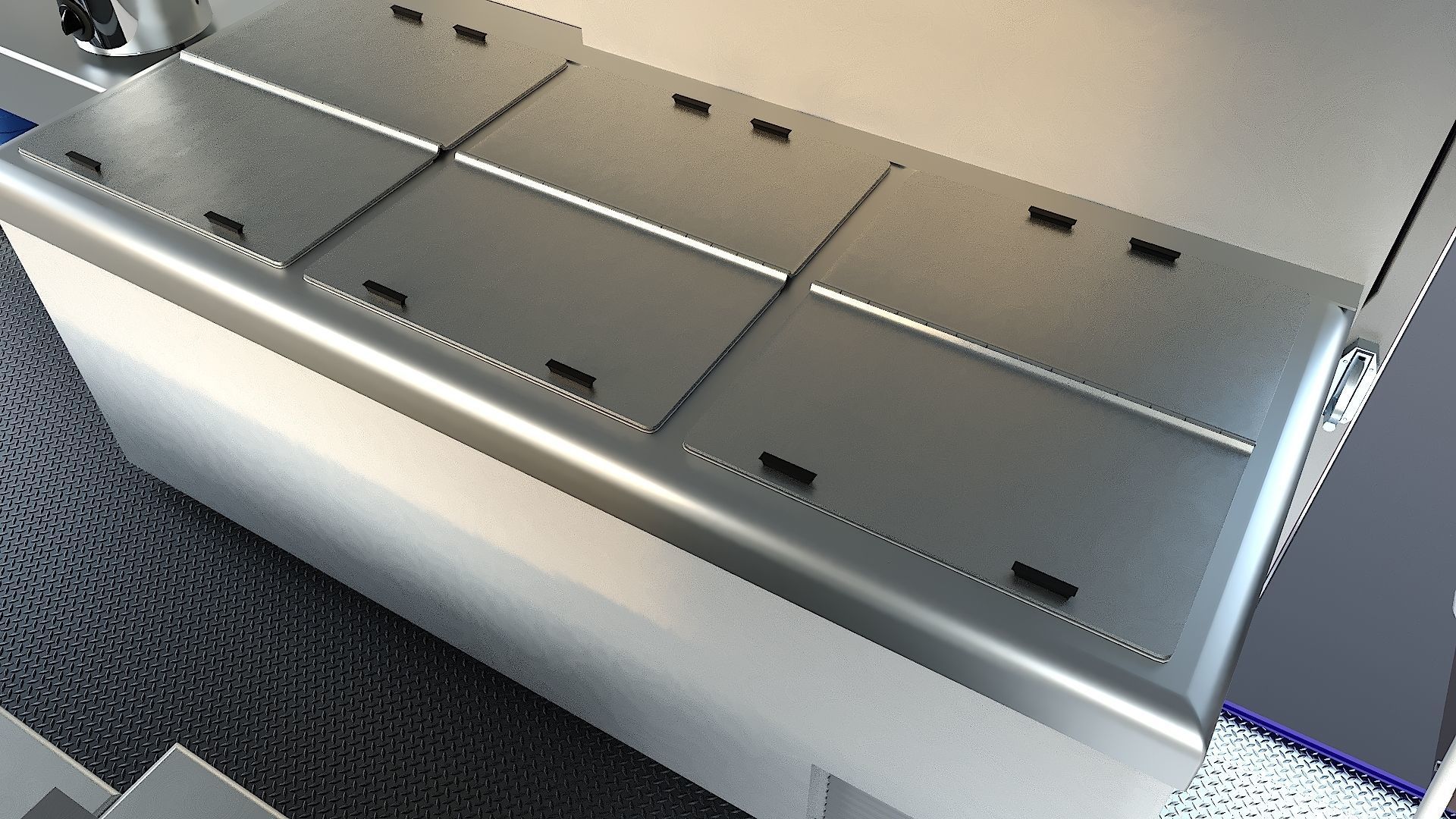 Step Van Ice Cream Low-poly 3D model_18