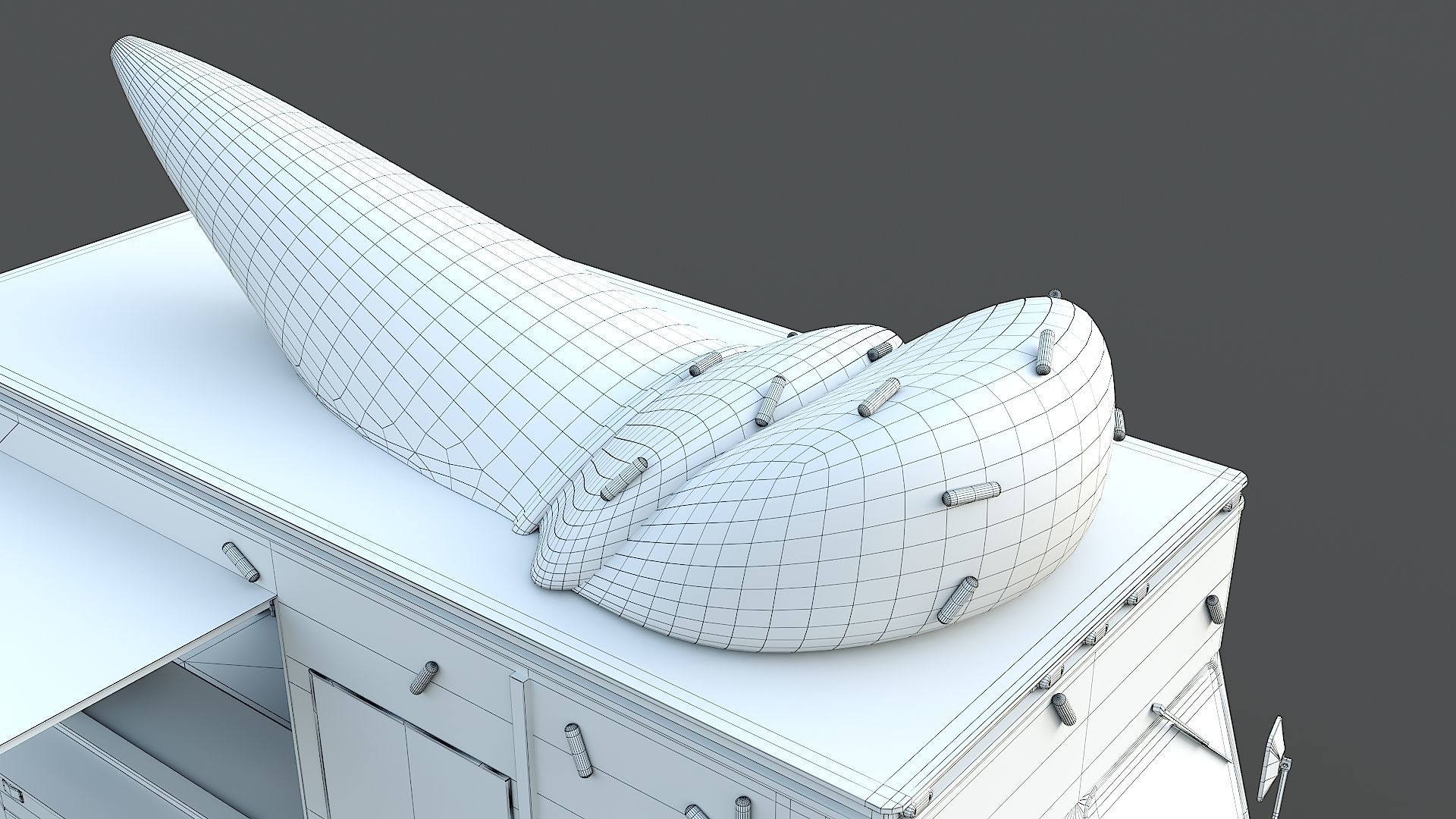 Step Van Ice Cream Low-poly 3D model_34