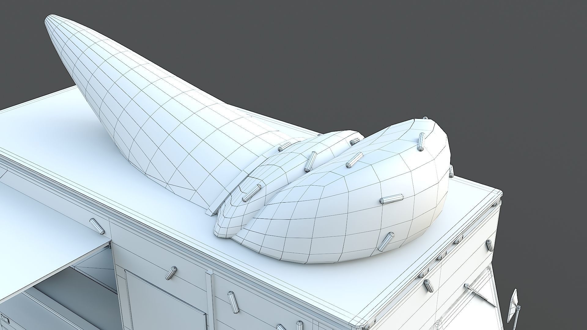 Step Van Ice Cream Low-poly 3D model_33