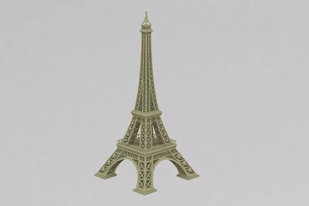 Eiffel Tower 3D print model_0