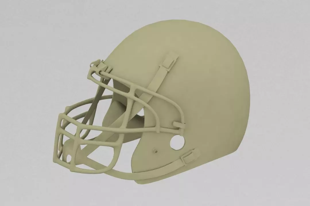football helmet 3D print model_0