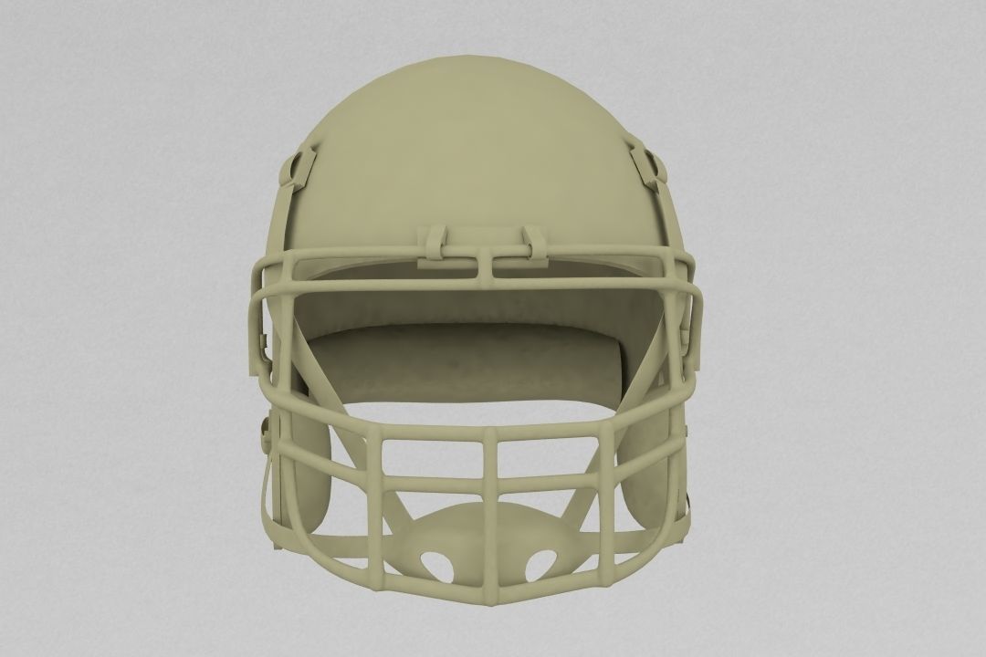 football helmet 3D print model_2