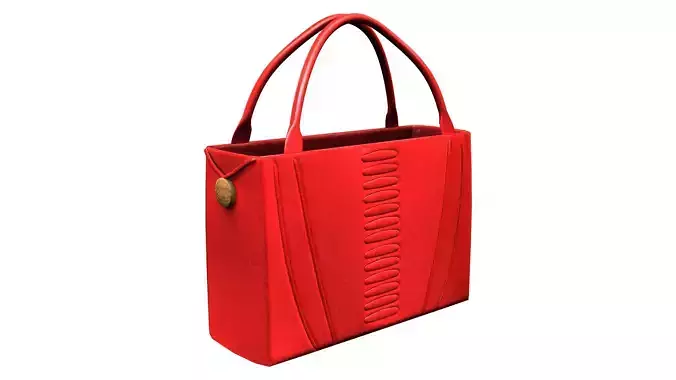 Red Leather Handbag
