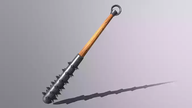 Mace 1 wooden stick with spikes