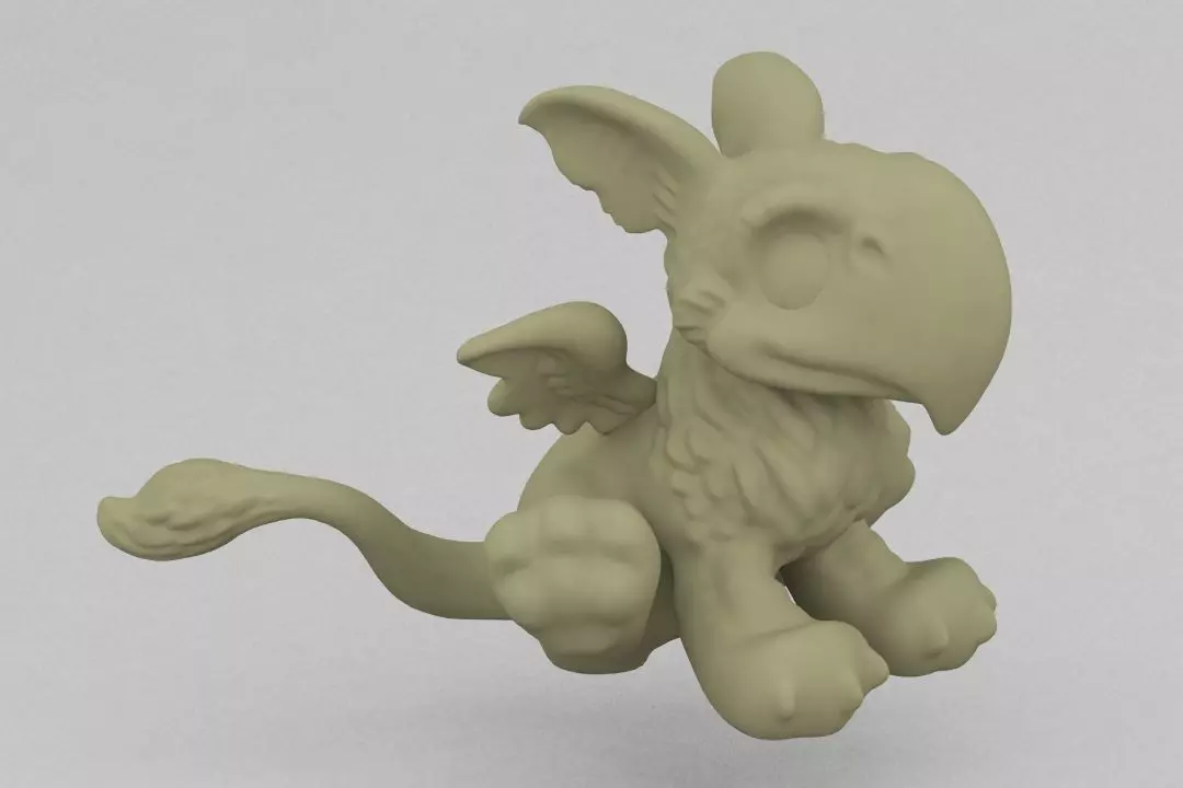 children griffon 3D print model