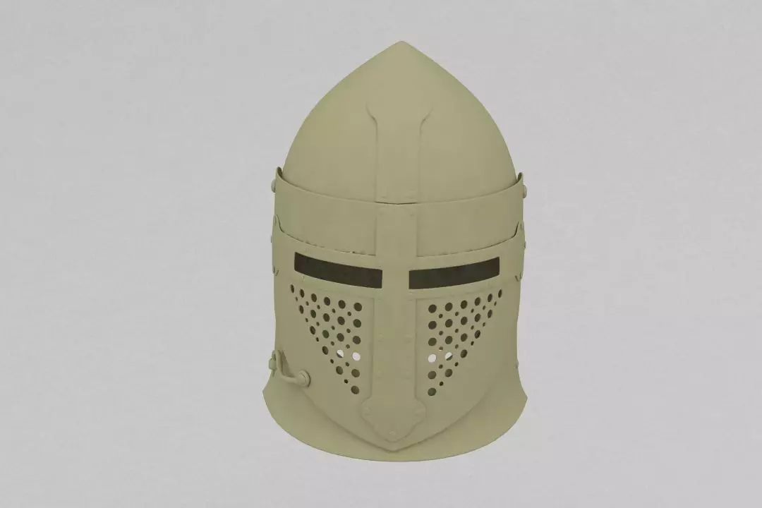 helmet knight 3D print model