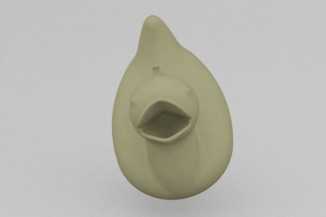 Rubber duck 3D print model_4