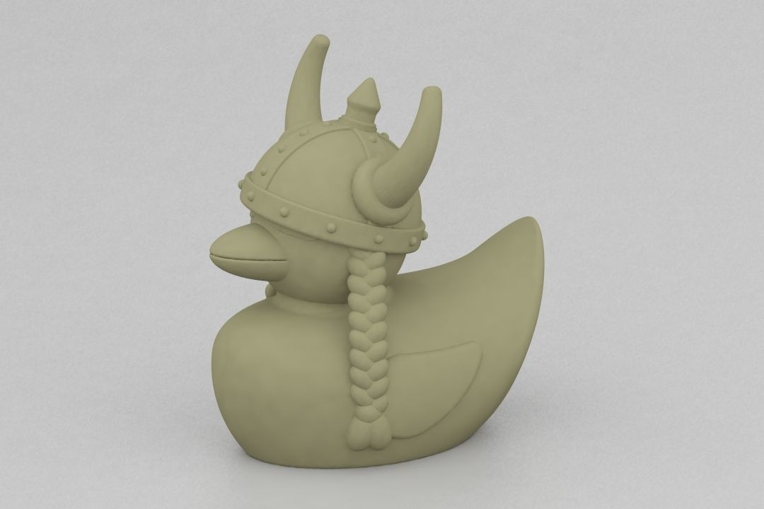 Viking Duck 3D print model_2
