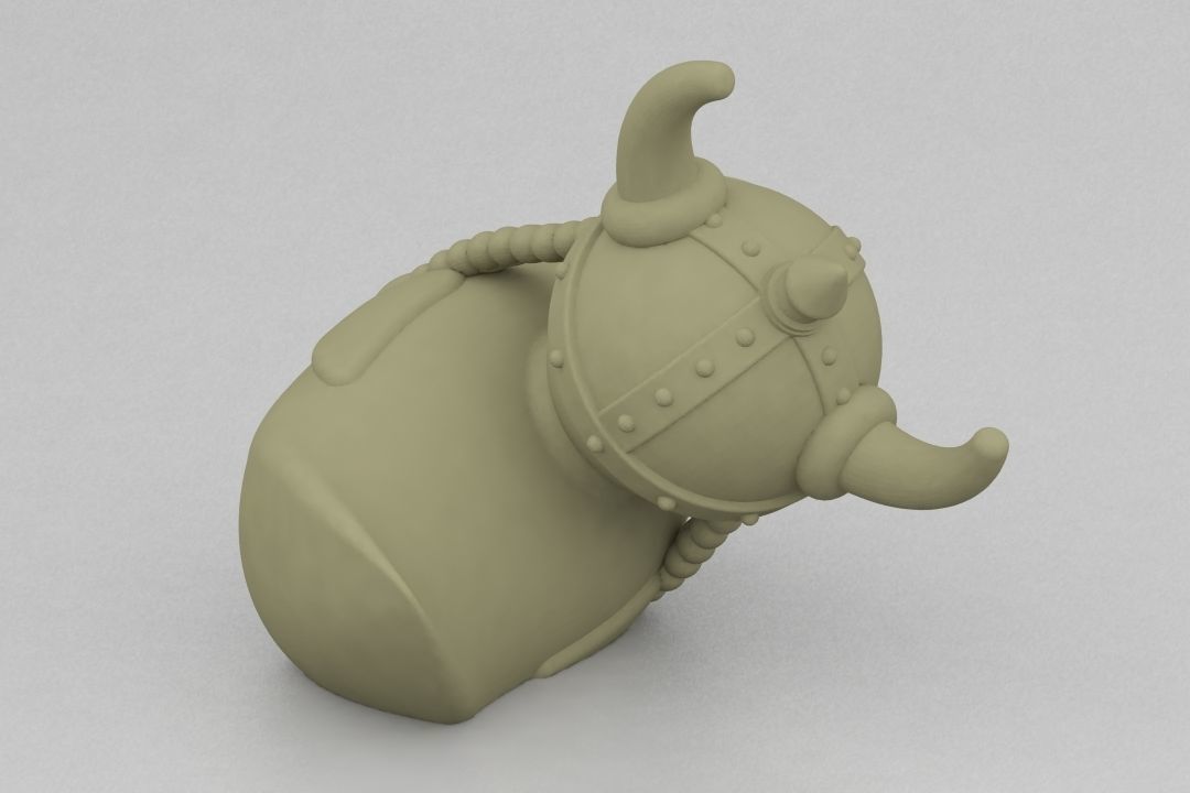 Viking Duck 3D print model_6