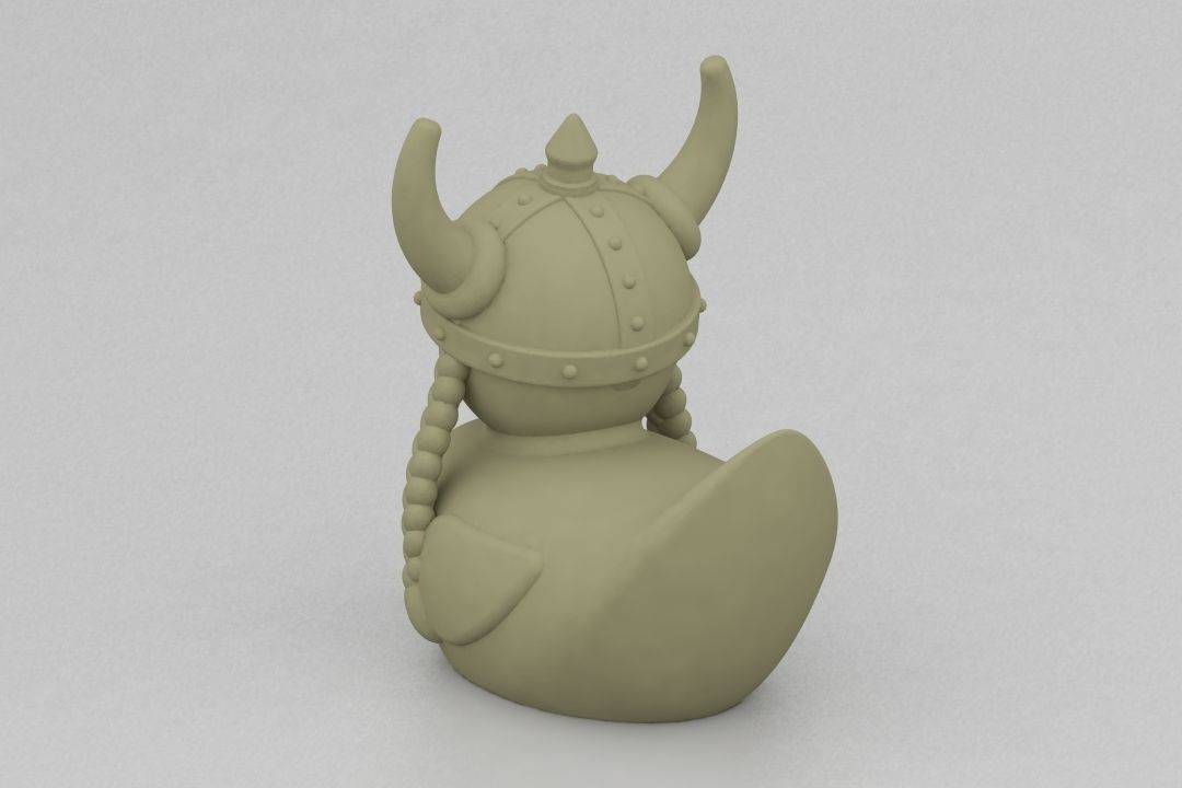Viking Duck 3D print model_3