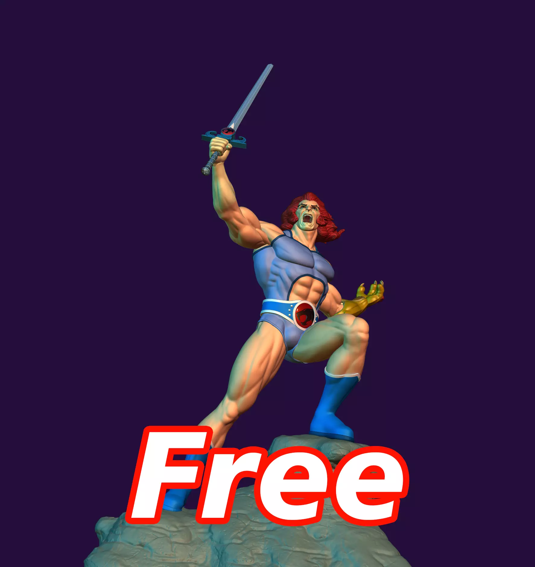 THE KING LION Free 3D print model