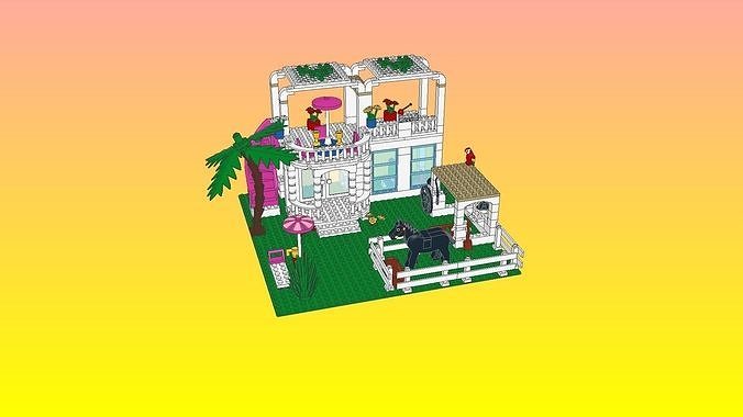 Lego Manor Model 0135 3D model