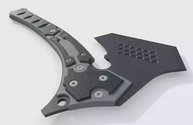 Tactical Axe - Paragon War Party Tactical Tomahawk Low-poly 3D model