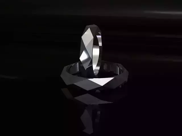 Rhombus ring for 3d printing