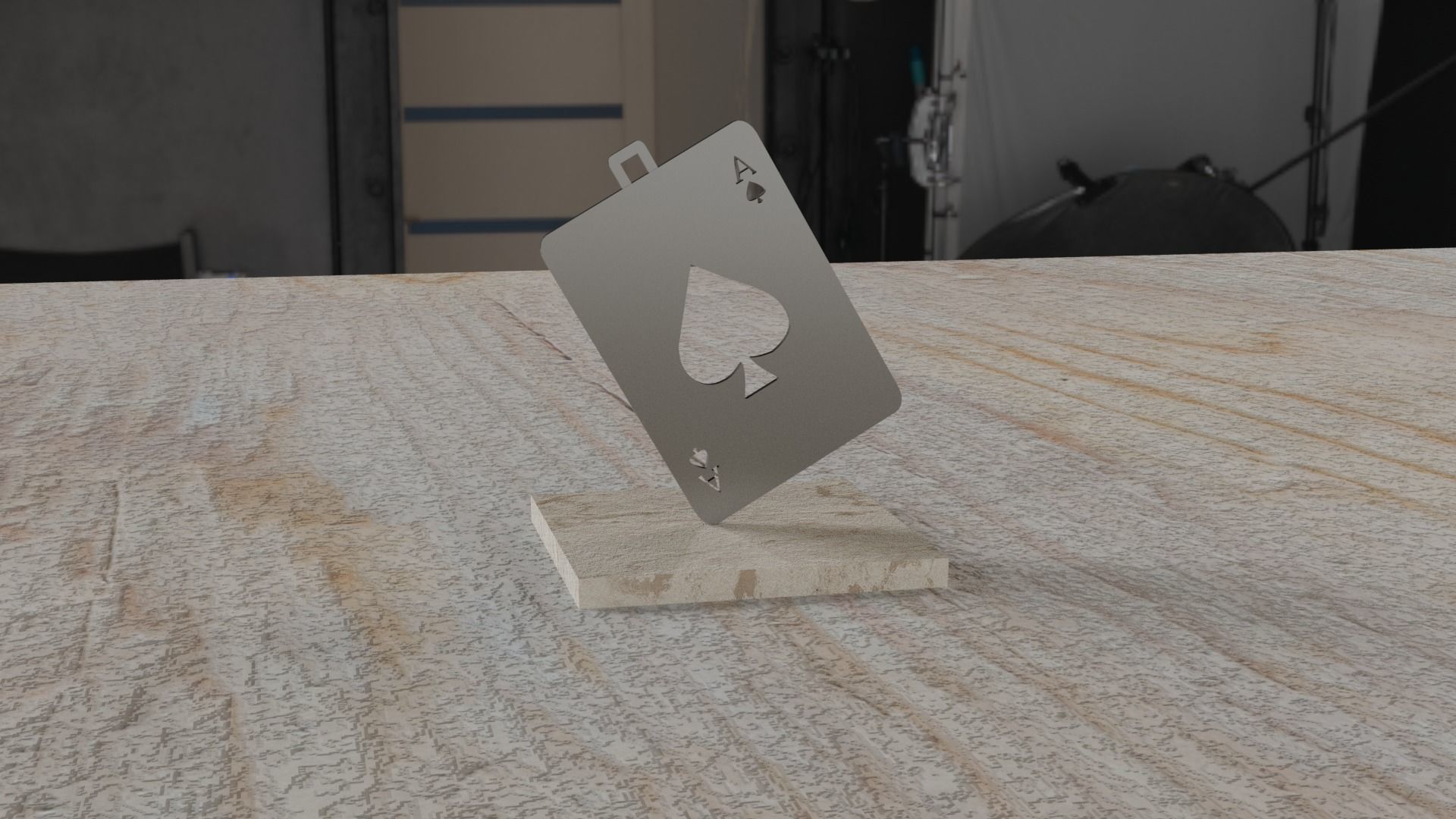 Card Pendant 3D print model_20