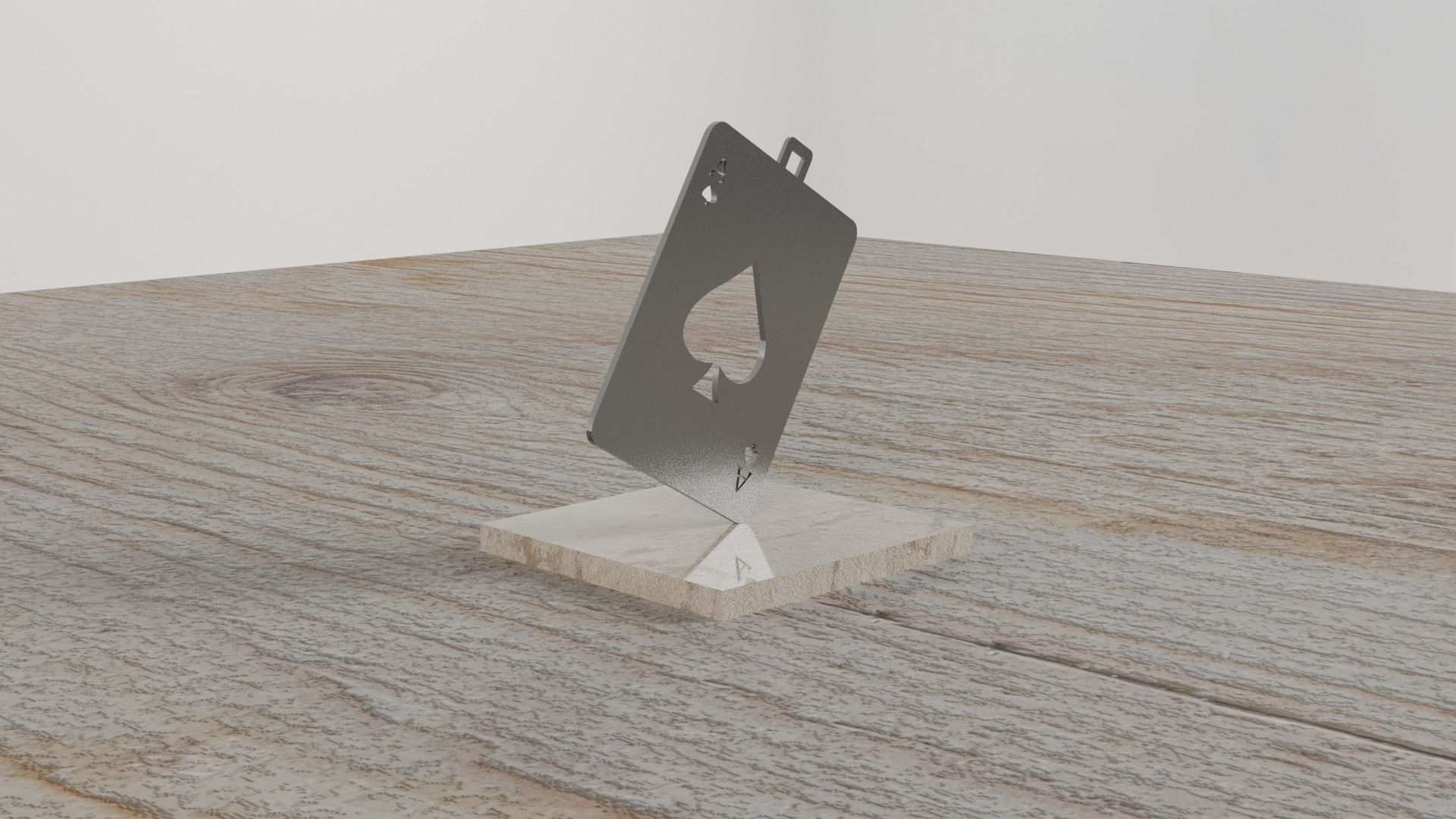 Card Pendant 3D print model_32