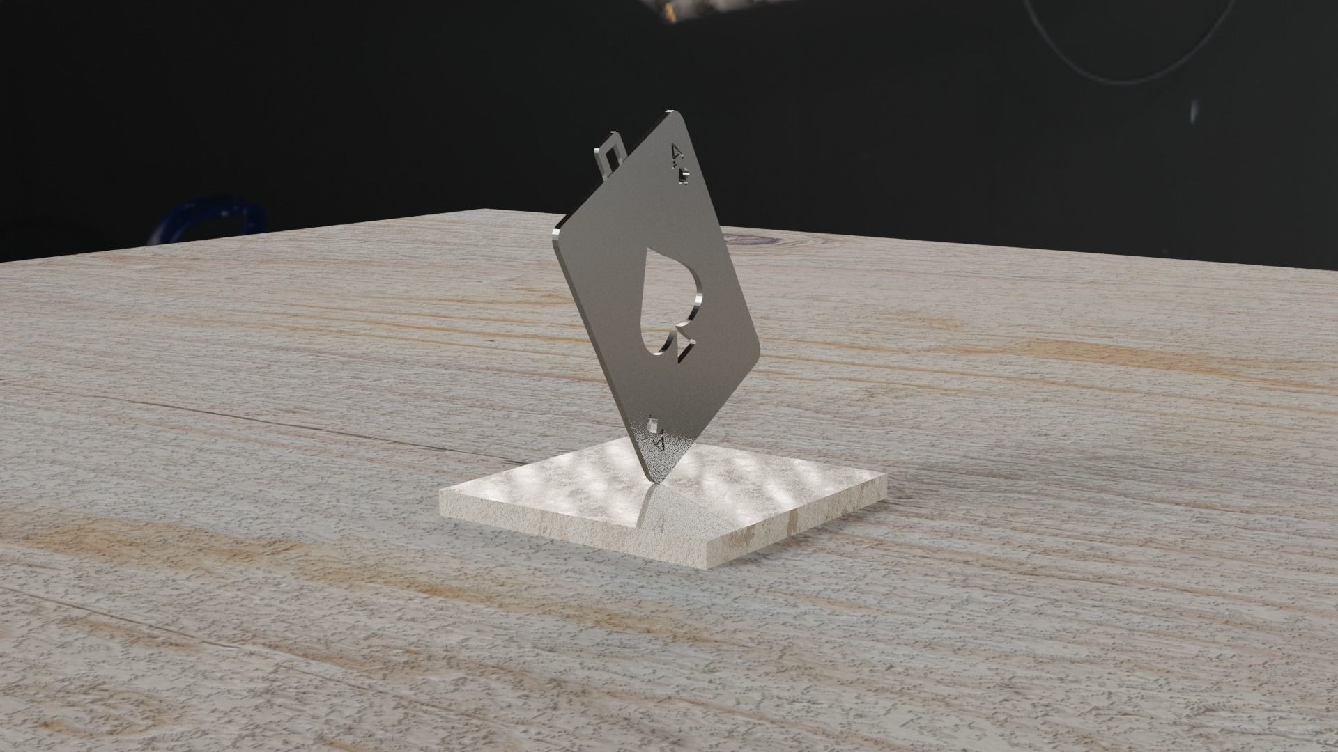 Card Pendant 3D print model_17