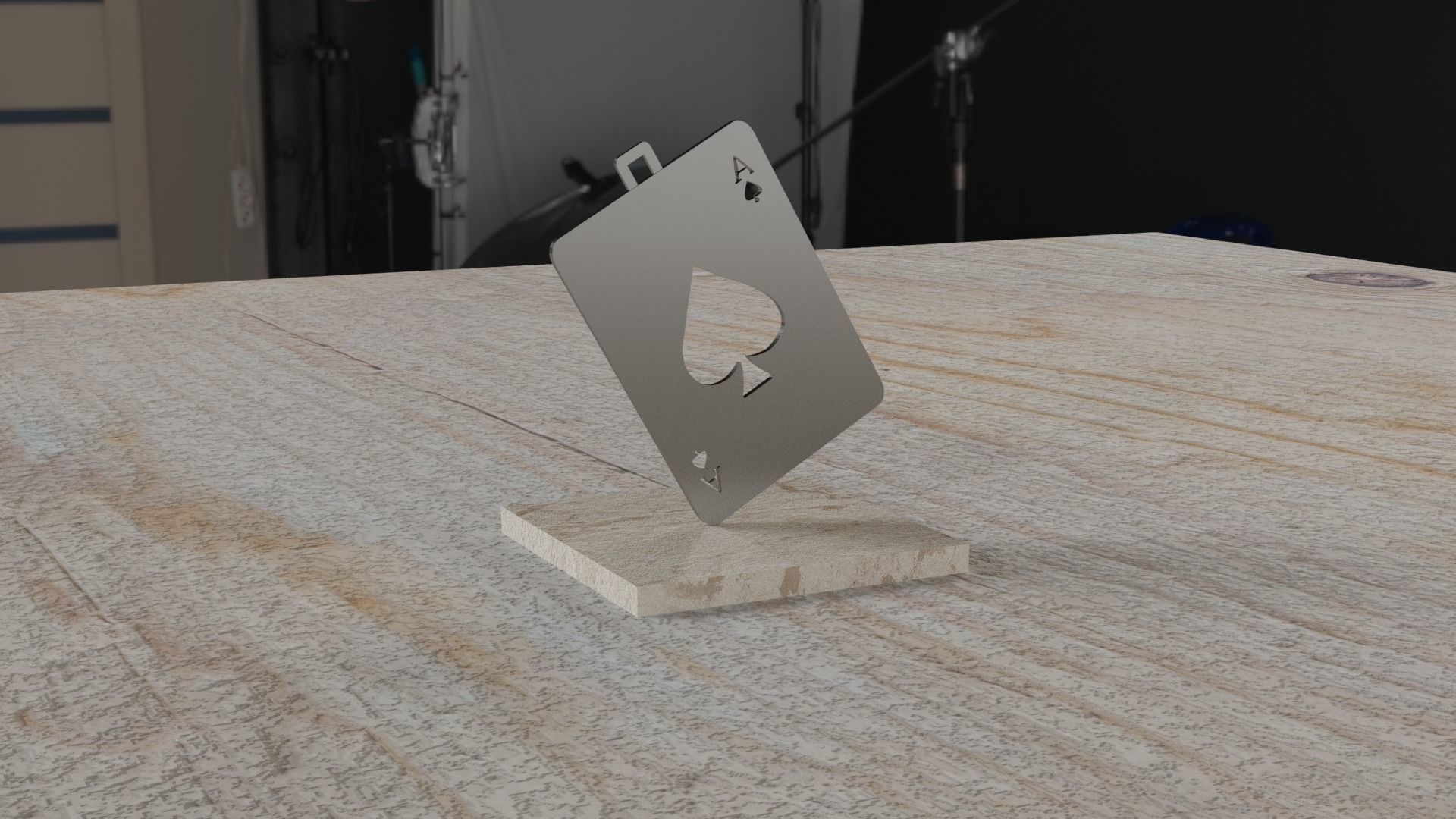 Card Pendant 3D print model_19