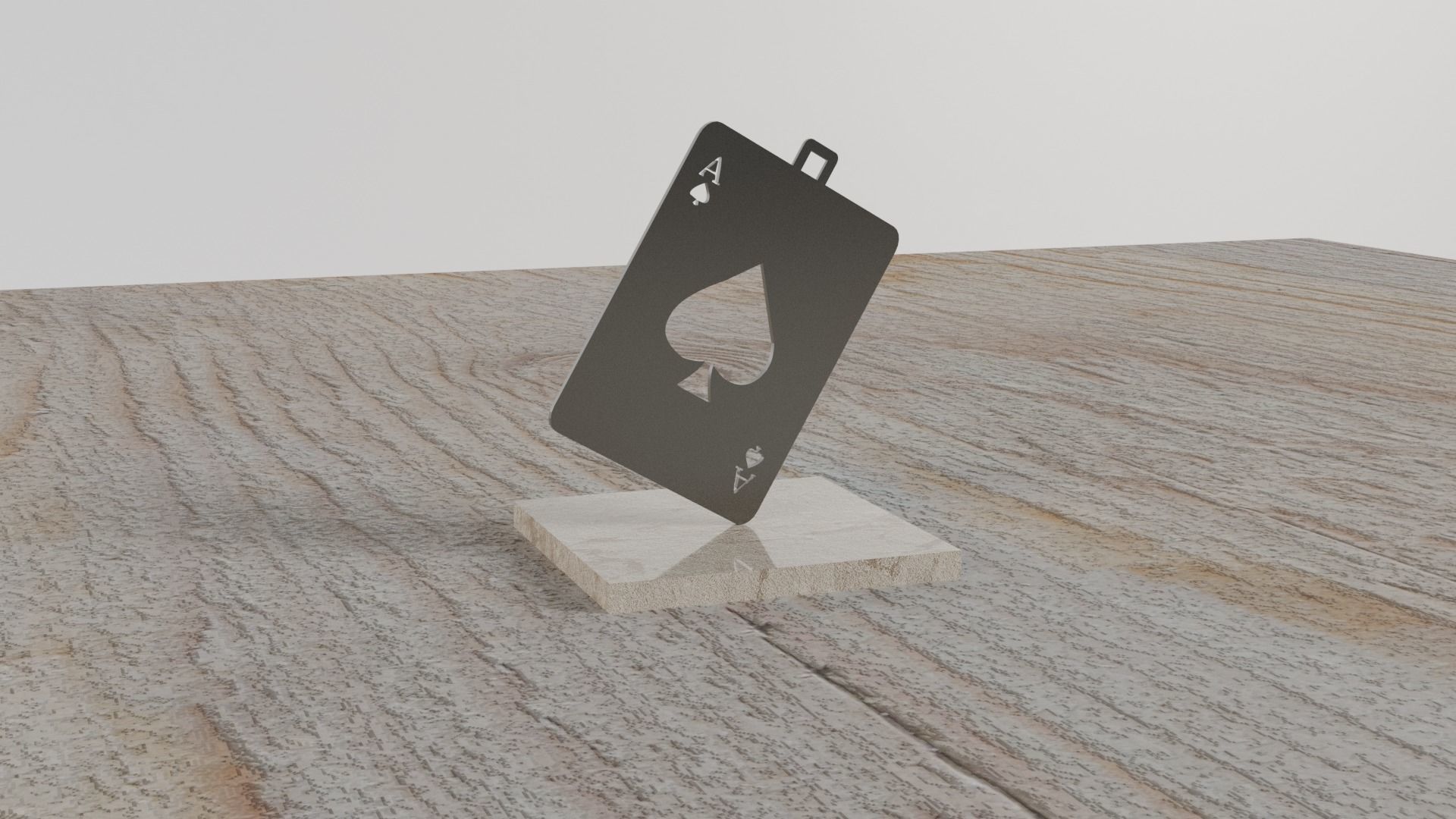 Card Pendant 3D print model_35