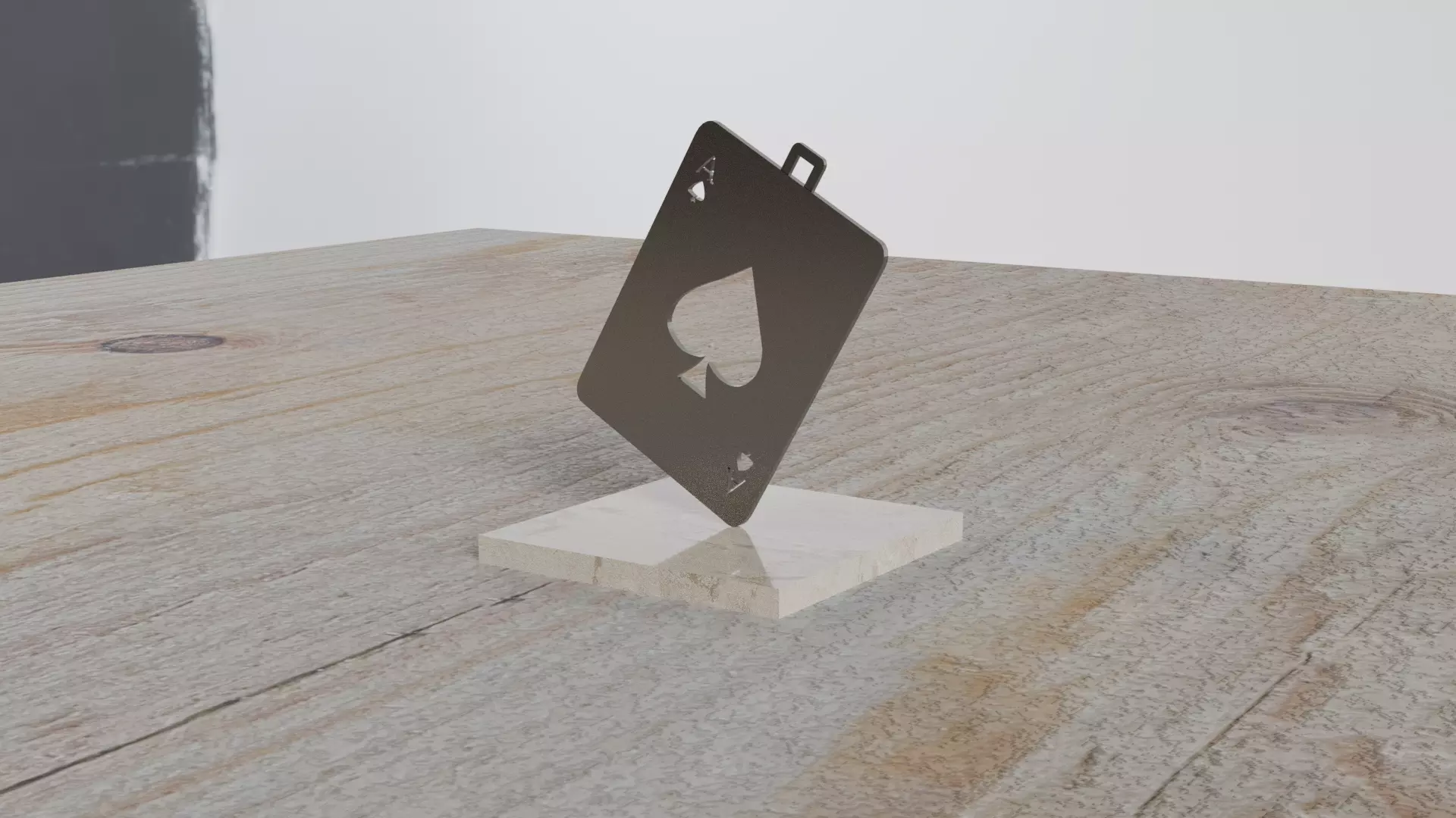 Card Pendant 3D print model_0
