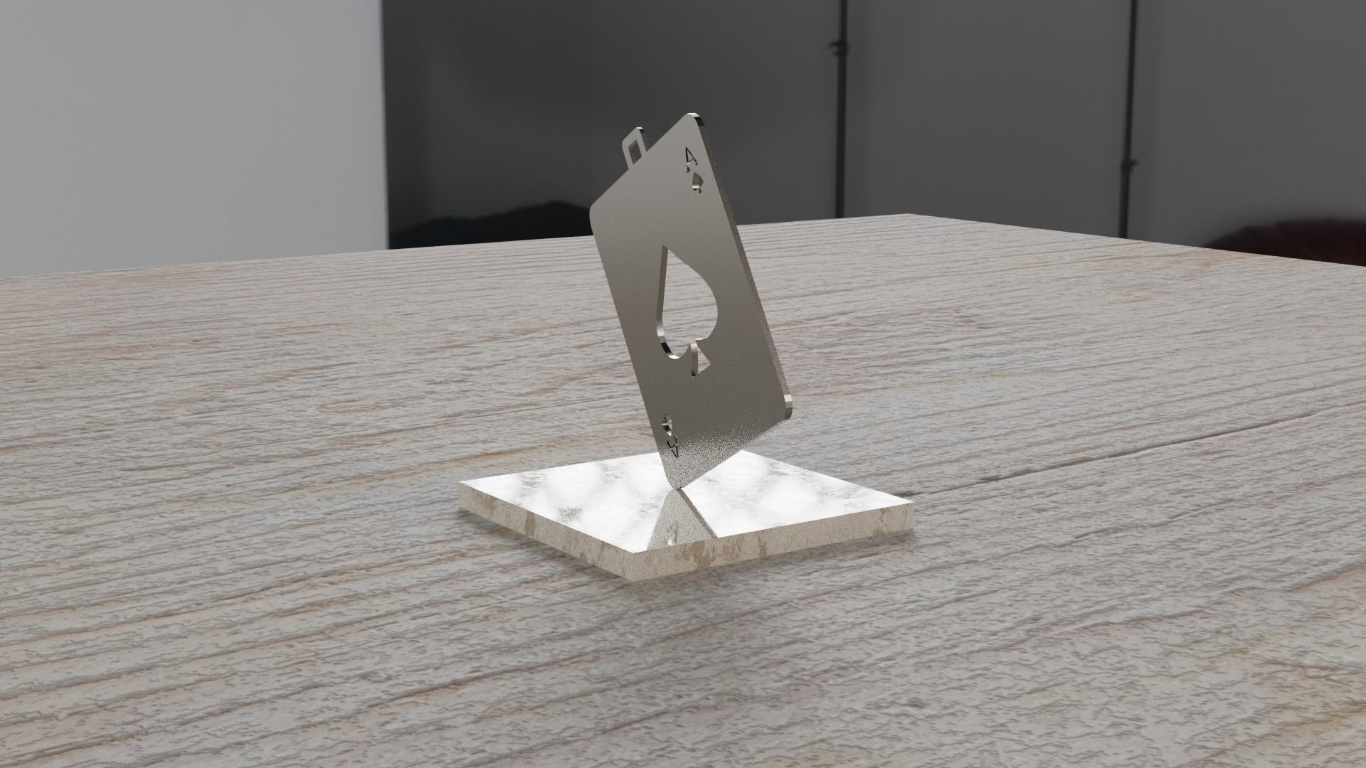 Card Pendant 3D print model_25