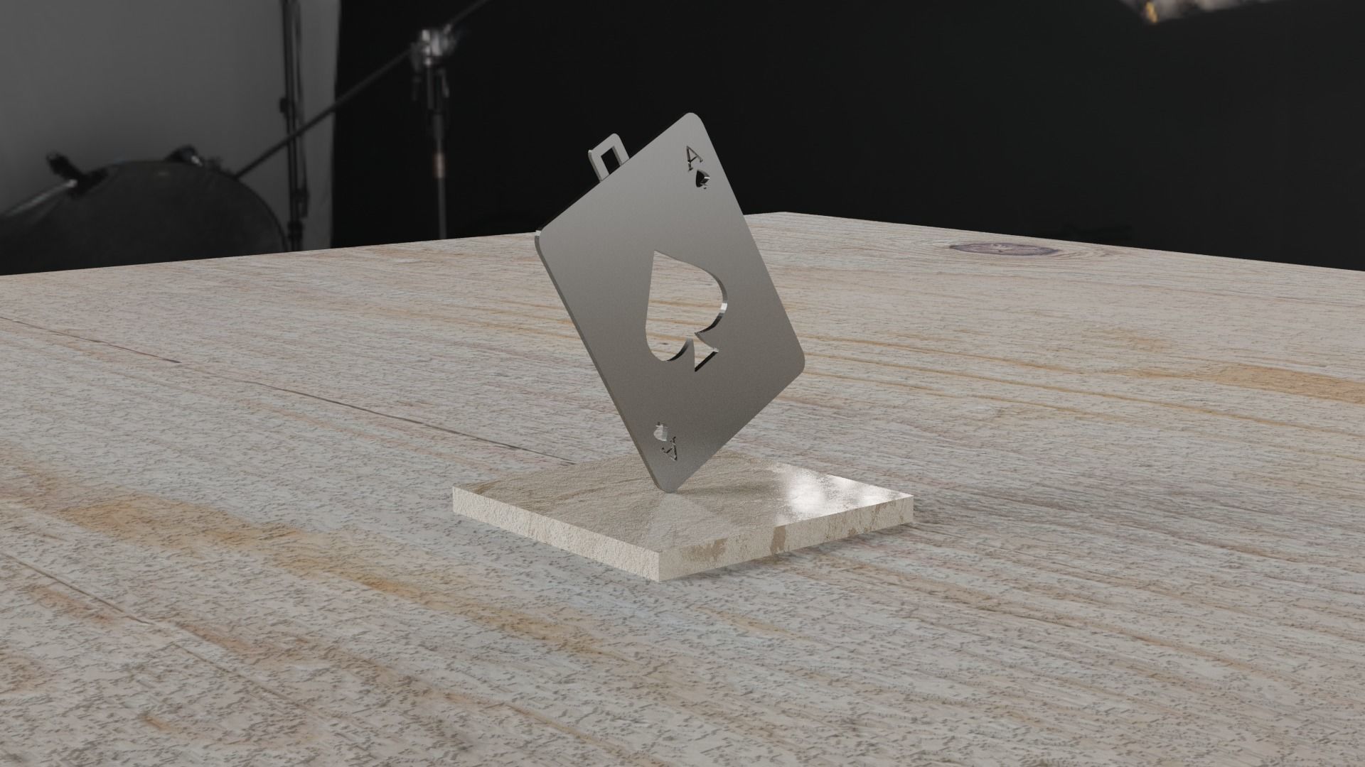 Card Pendant 3D print model_18