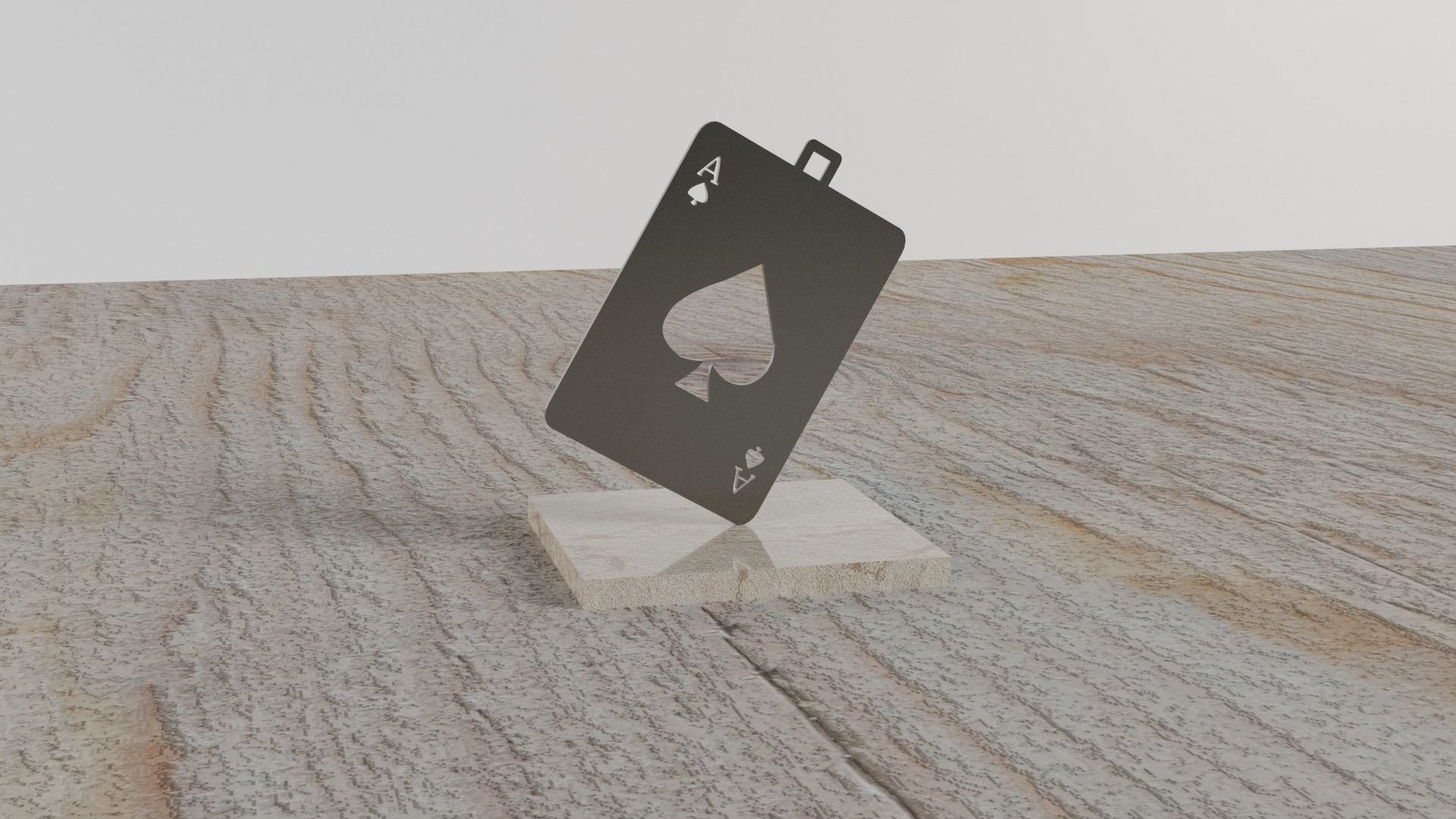 Card Pendant 3D print model_36