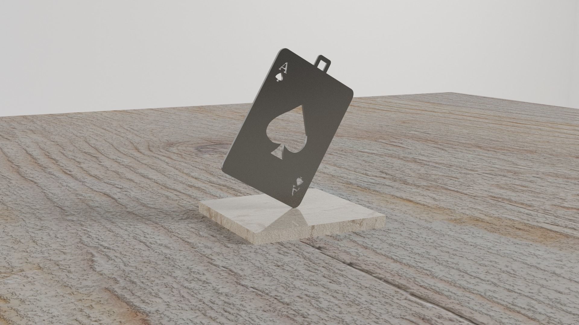 Card Pendant 3D print model_34