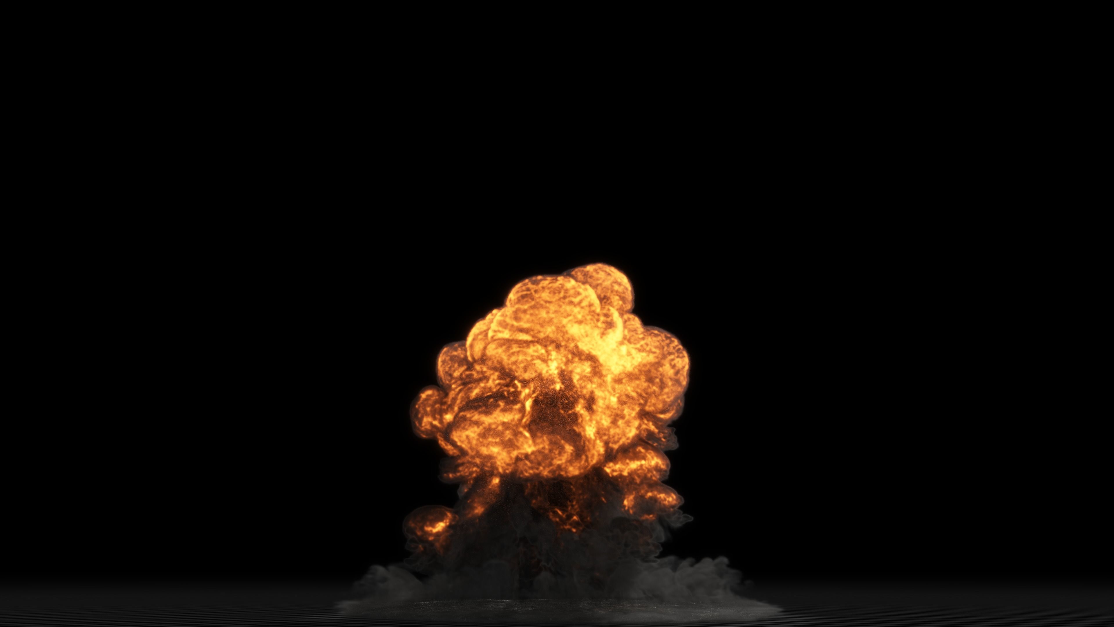 Gasoline Explosion 3D model_3