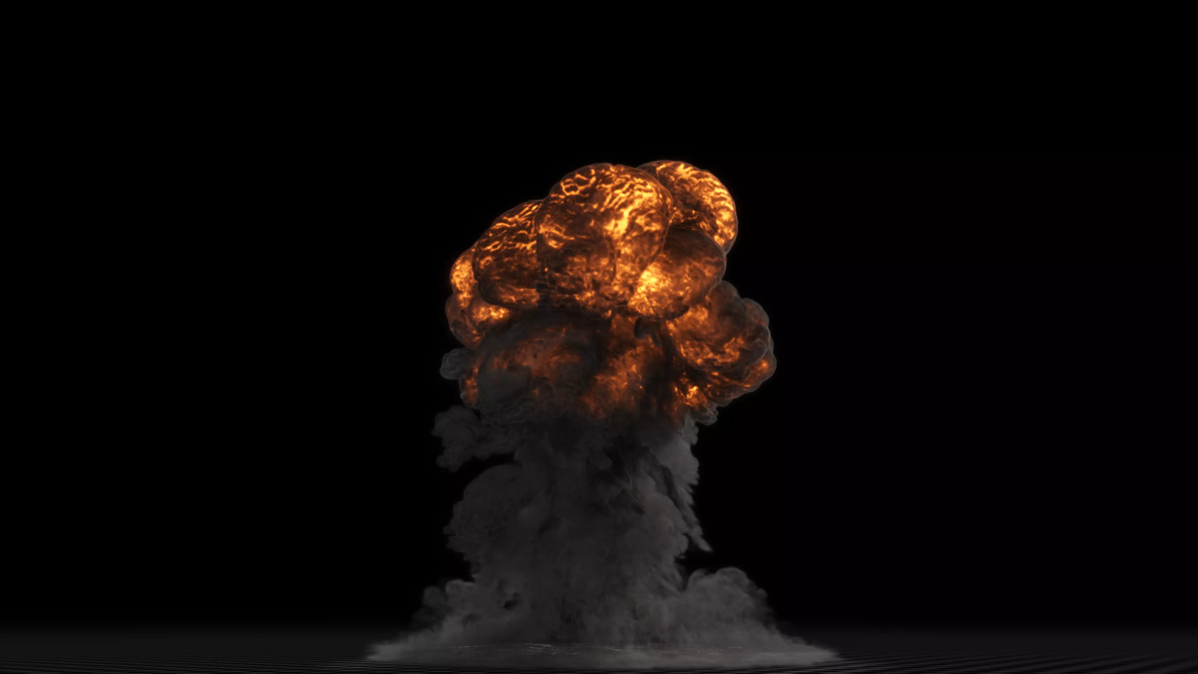 Gasoline Explosion 3D model_0
