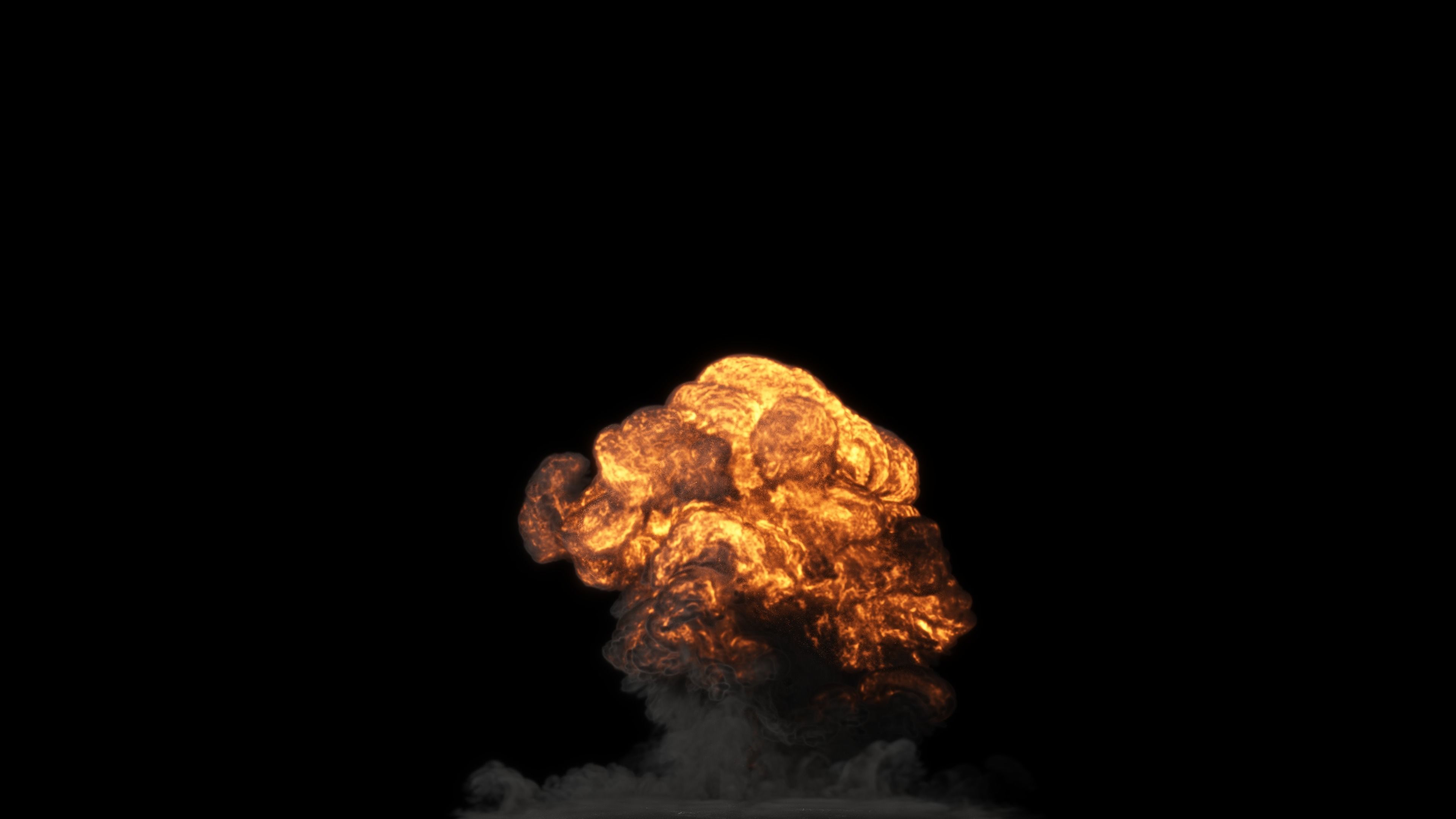 Gasoline Explosion 3D model_8