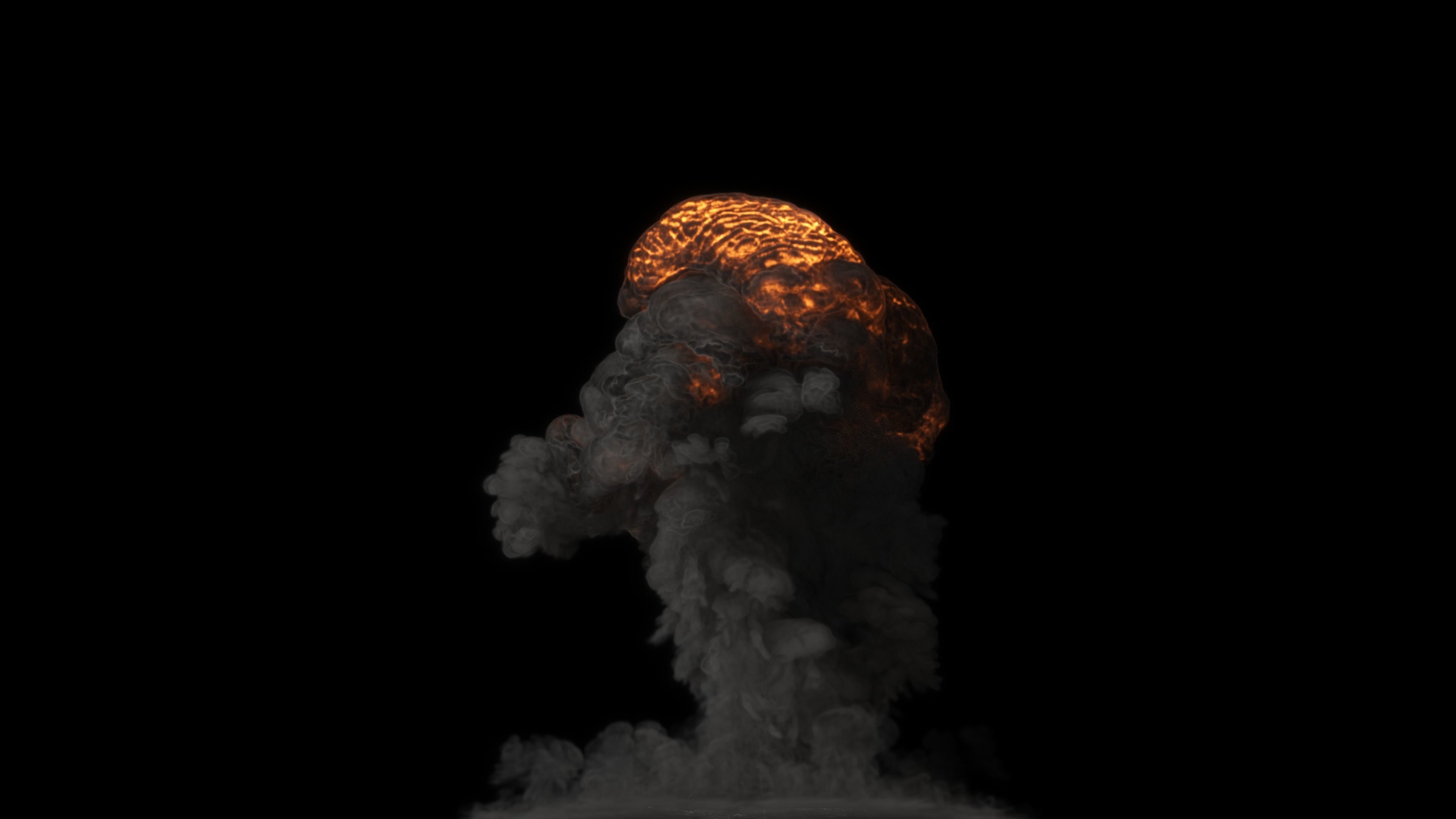 Gasoline Explosion 3D model_10