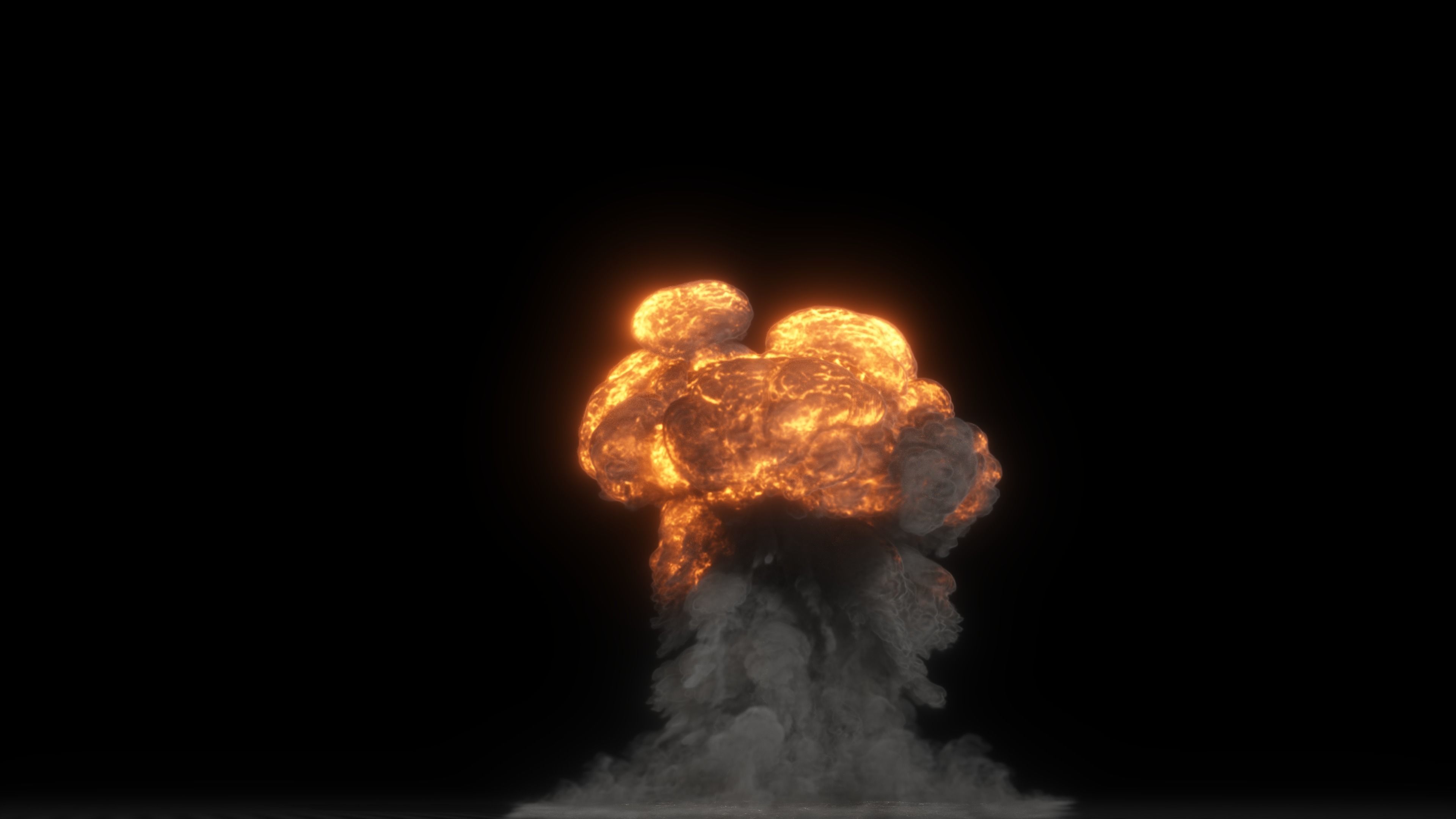 Gasoline Explosion 3D model_6
