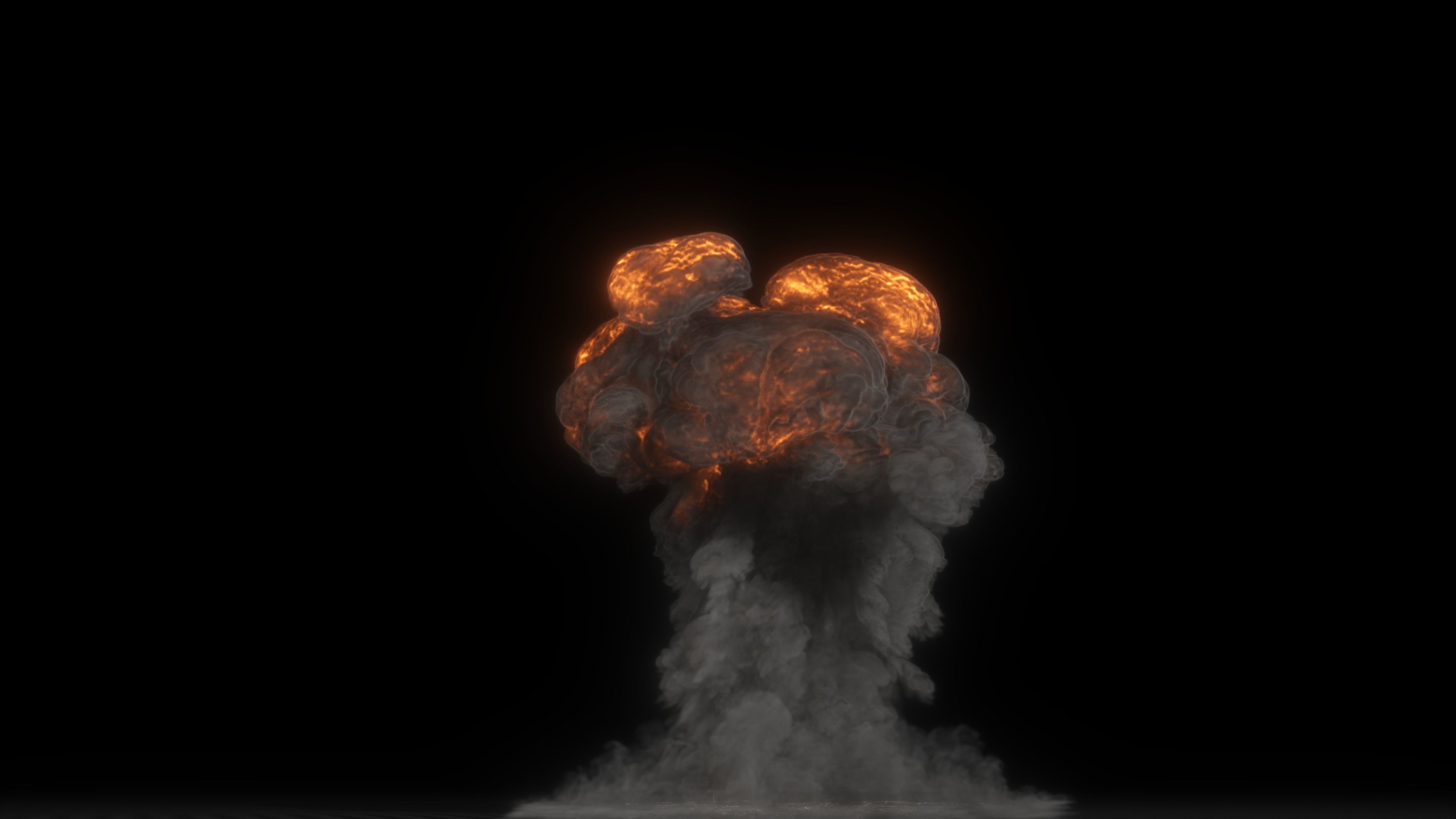 Gasoline Explosion 3D model_5