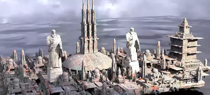 Star wars style Blocks with Domes  chancellors Dome Kit bash