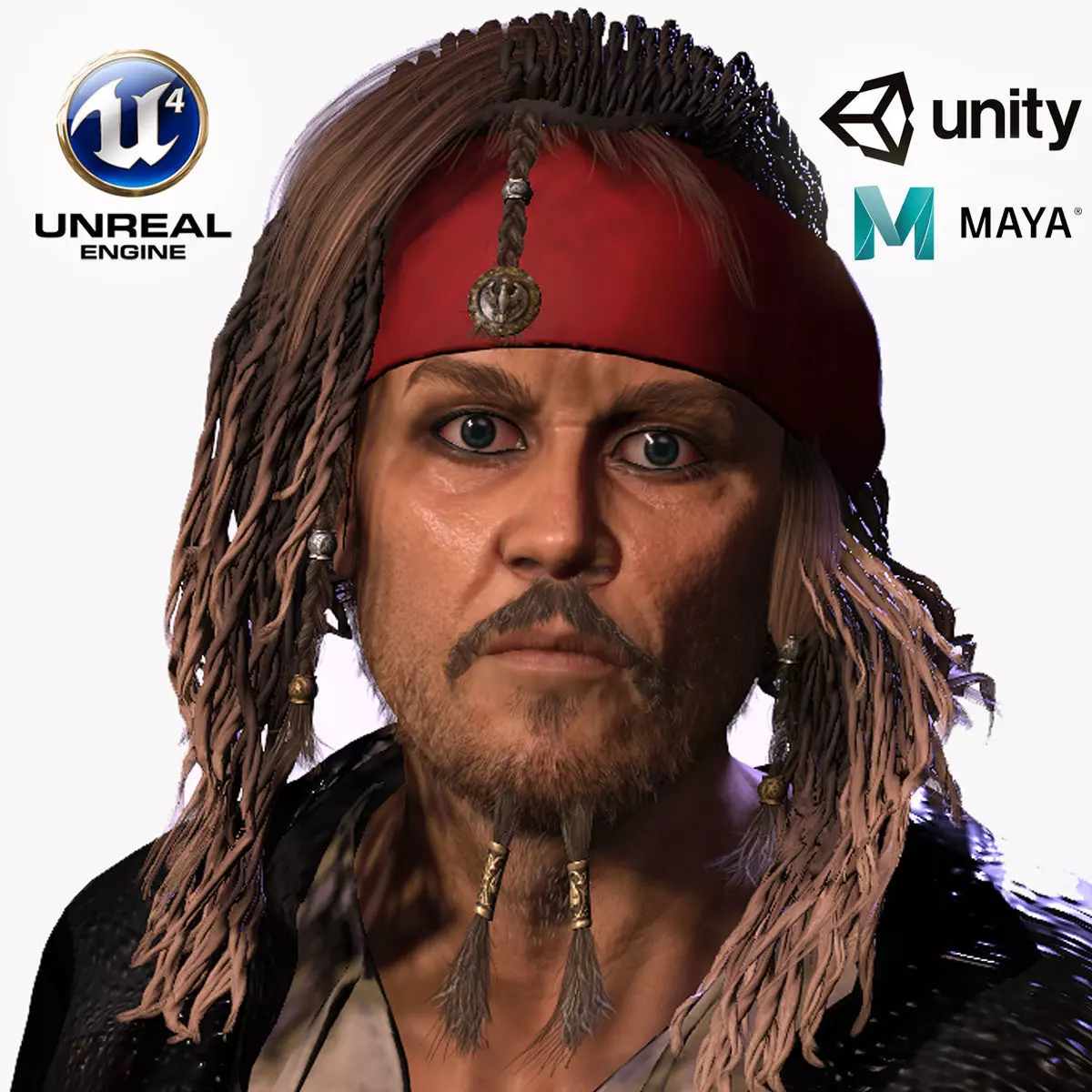 High quality character full Rigged and Animated 3D model 3D model_0