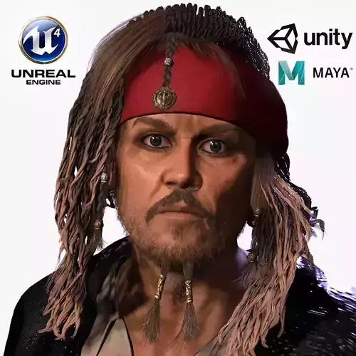 High quality character full Rigged and Animated 3D model