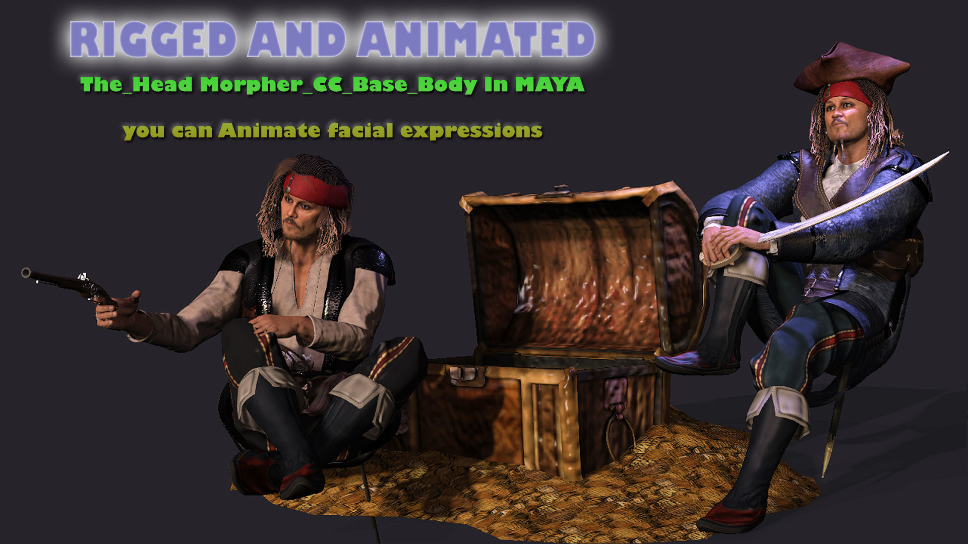 High quality character full Rigged and Animated 3D model 3D model_6