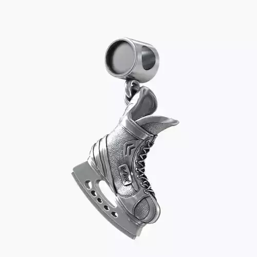 Skates Shoe Pendant with Very Fine Detailing 3D print model