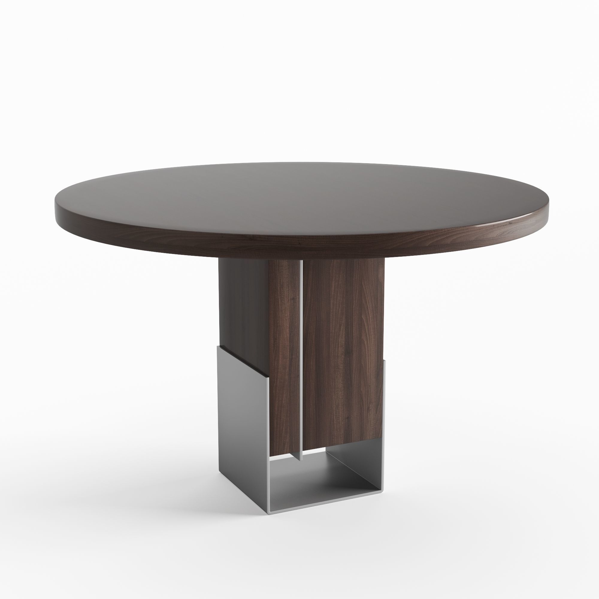 Table Circle Wood 3D model