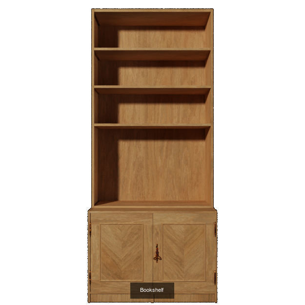 Livingroom Cabinets 3D Model Collection_4