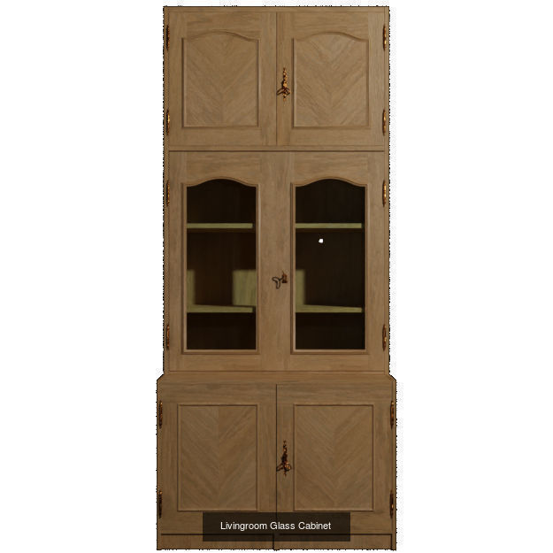 Livingroom Cabinets 3D Model Collection_2